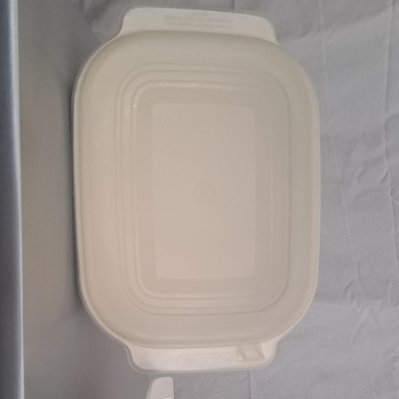 Floral White Storage Container - Picture 3 of 3